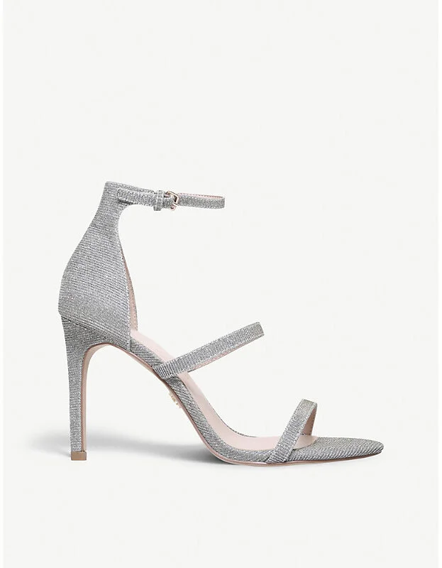 Womens Silver Park Lane Metallic Sandals Eur 36 / 3 Uk Women