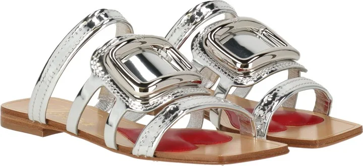 Womens Silver Sandal