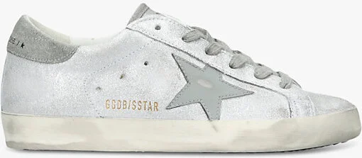 Womens Silver Superstar 70302 Leather Low-Top Trainers Eur 37 / 4 Uk Women