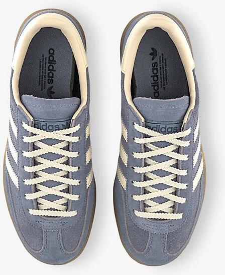 Womens Silver Violet Cream Whit Handball Spezial Suede Low-Top Trainers Eur 37 / 4 Uk Women - Image 2