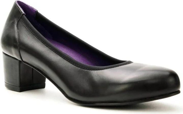 Women's Simona Leather Pump In Black