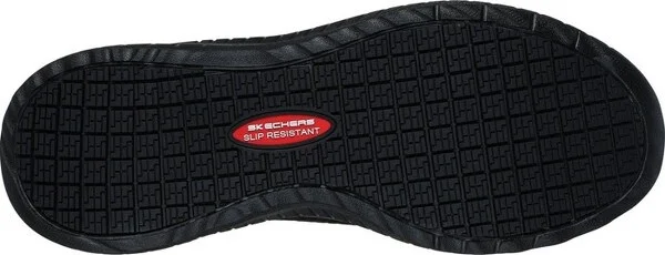 Women's SKECHERS Work Bobs Sport Squad Women's Electrical Hazard Slip-Resisting Athletic Work Shoe Size 7.5(Wide) - Image 2