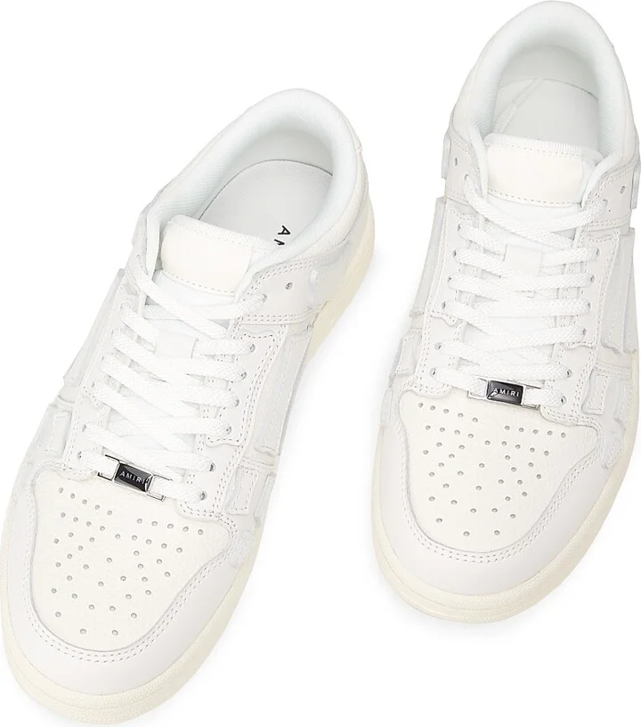 Women's Skel Top Low Leather Sneakers - White - Size 11 - Image 4