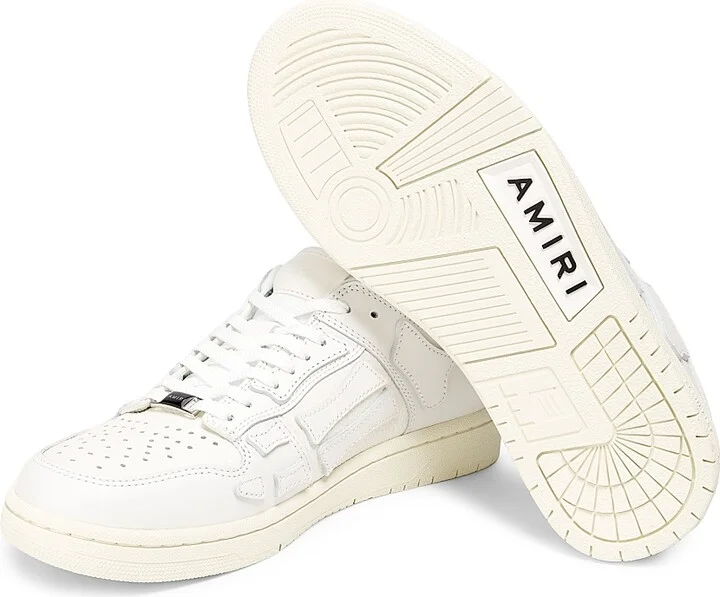 Women's Skel Top Low Leather Sneakers - White - Size 11 - Image 5
