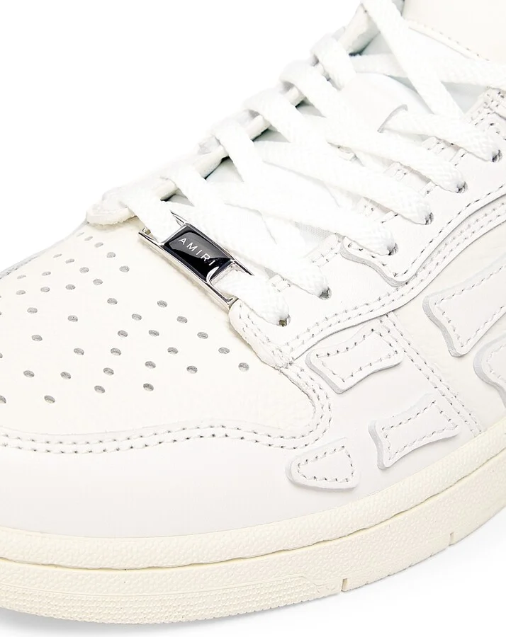Women's Skel Top Low Leather Sneakers - White - Size 11 - Image 6