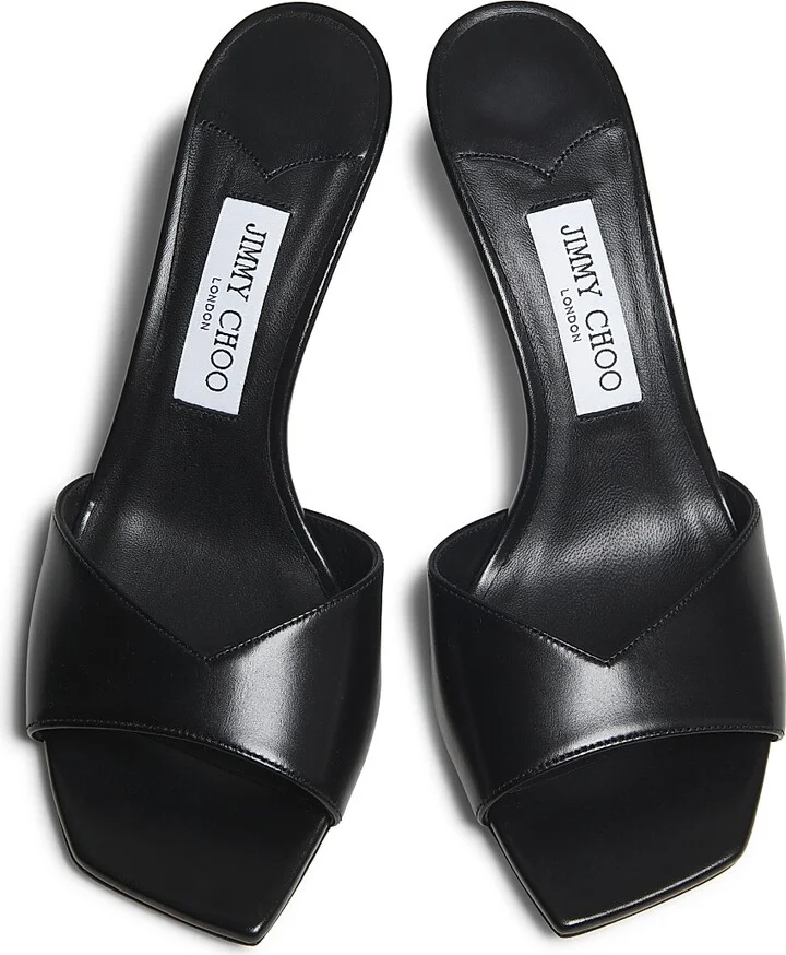 Women's Skye Leather Sandals - Black - Size 5 - Image 4