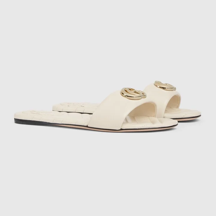 Women's slide sandal with Double G - Image 2