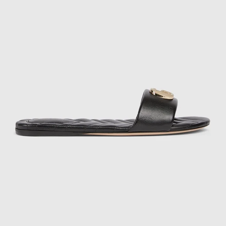 Women's slide sandal with Double G