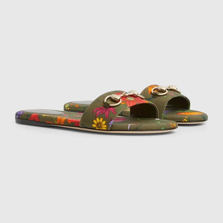 Women's slide sandal with Horsebit - Image 2