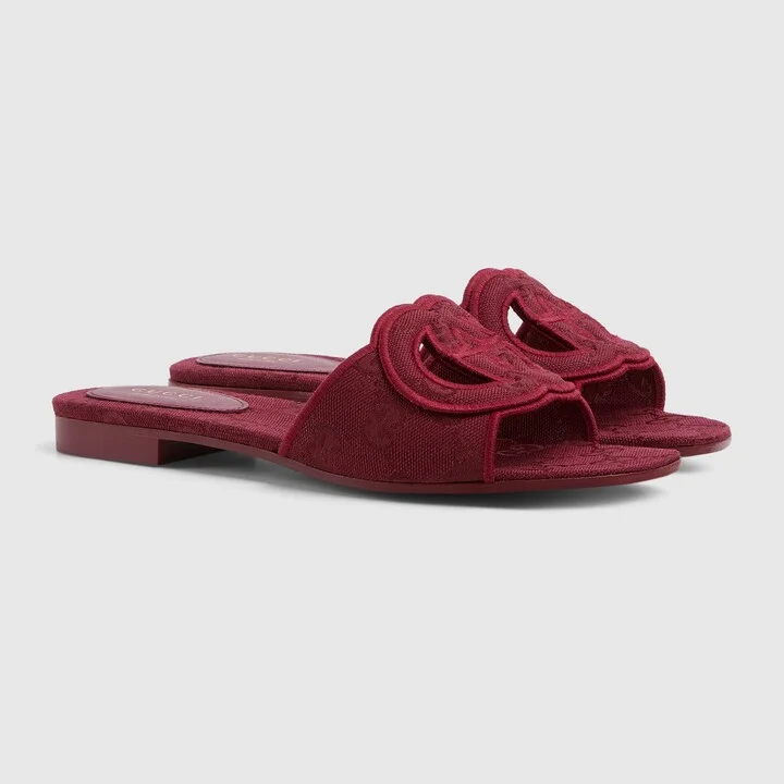 Women's slide sandal with Interlocking G - Image 2