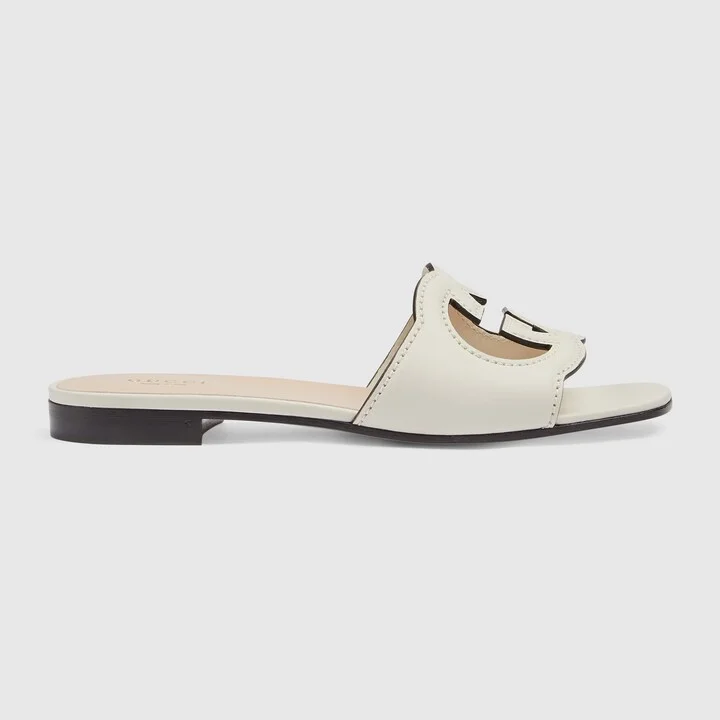 Women's slide sandal with Interlocking G