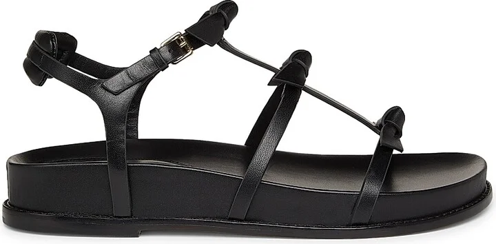Women's Slim Lolita Leather Sandals - Espresso - Size 5.5 - Image 10