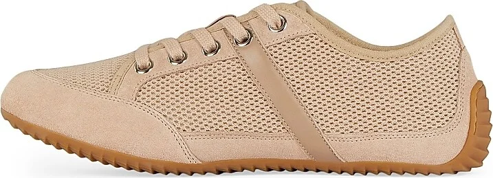 Women's Slim Sneakers in Mesh and Suede - White - Size 6 - Image 7
