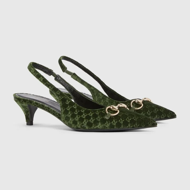 Women's slingback pump with Horsebit - Image 2