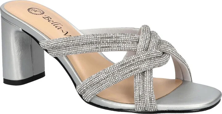 Womens Slip On Block Heel