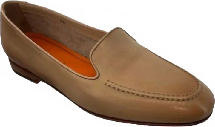 Women's Slip On Loafer In Beige