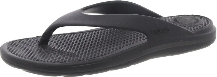Womens Slip On Open Toe Flip-Flops