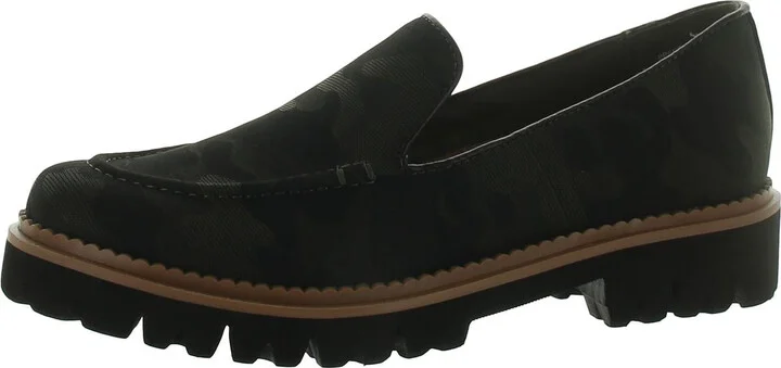 Womens Slip On Round Toe Loafers