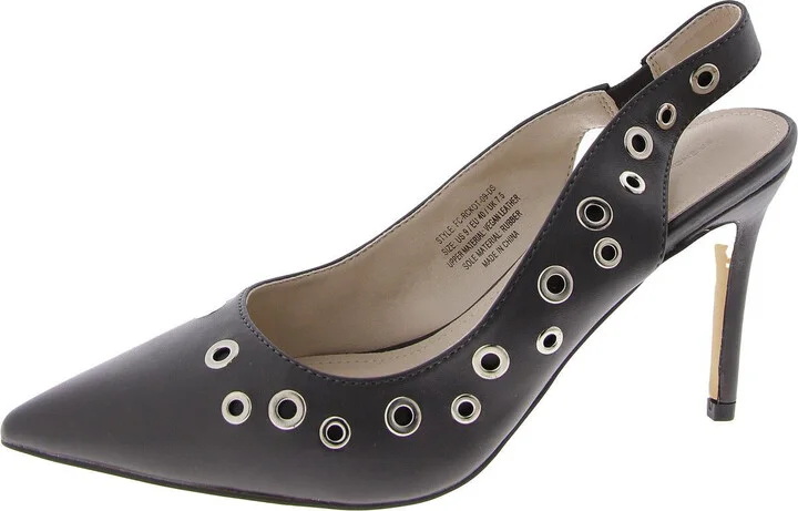 Womens Slip On Stilettos Slingback Sandals