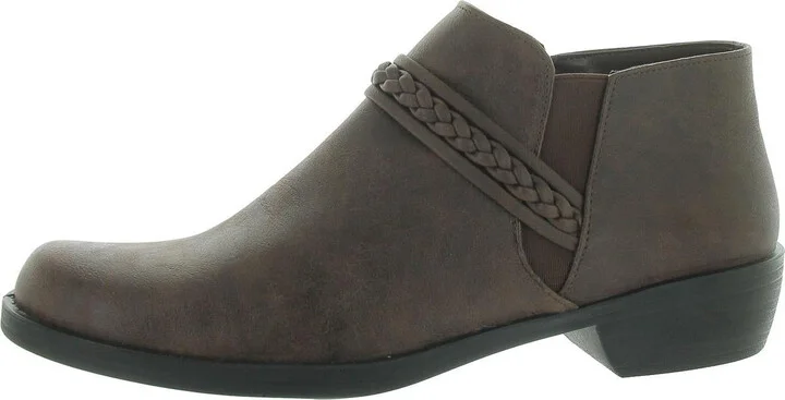 Womens Slip On Zipper Shooties