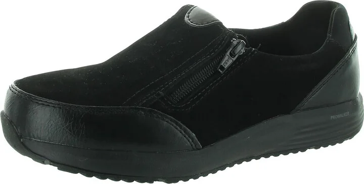 Womens Slip Resistant Suede Work & Safety Shoes