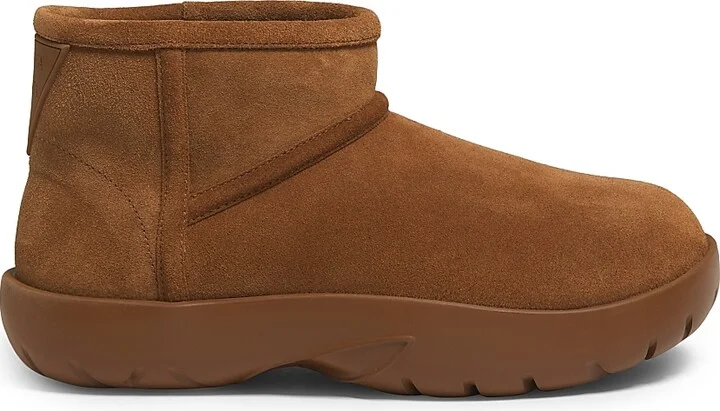 Women's Snap Shearling Ankle Boots - Caramel - Size 6