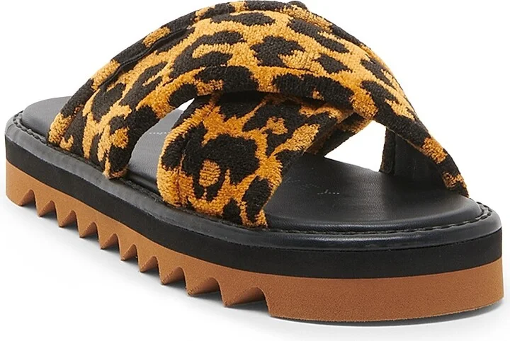 Women's Sneak-Elyse Leo Platform Sandals - Leopard - Size 10 - Image 2