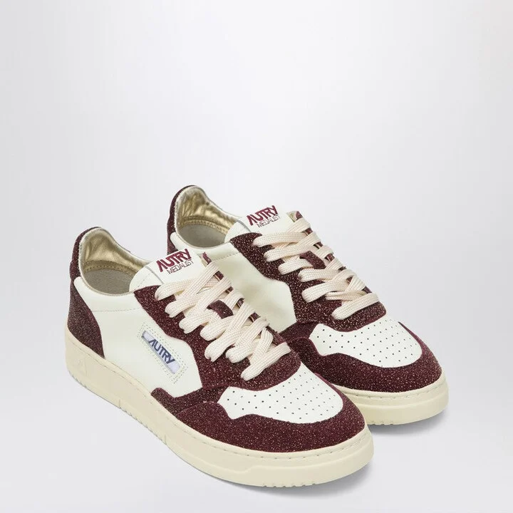 Women's Sneaker Medalist Marshmallow/Amarone With Glitter