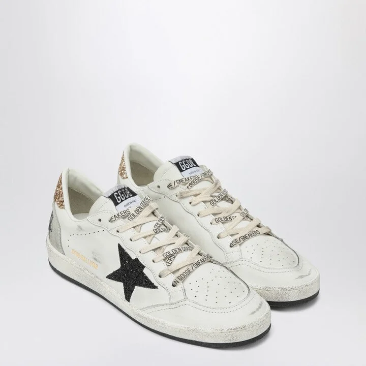 Women's Sneakers Ball Star Withe/ With Glitter