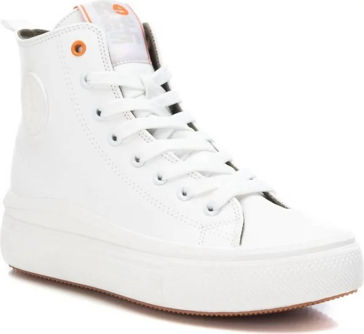 Women's Sneakers Boots In White