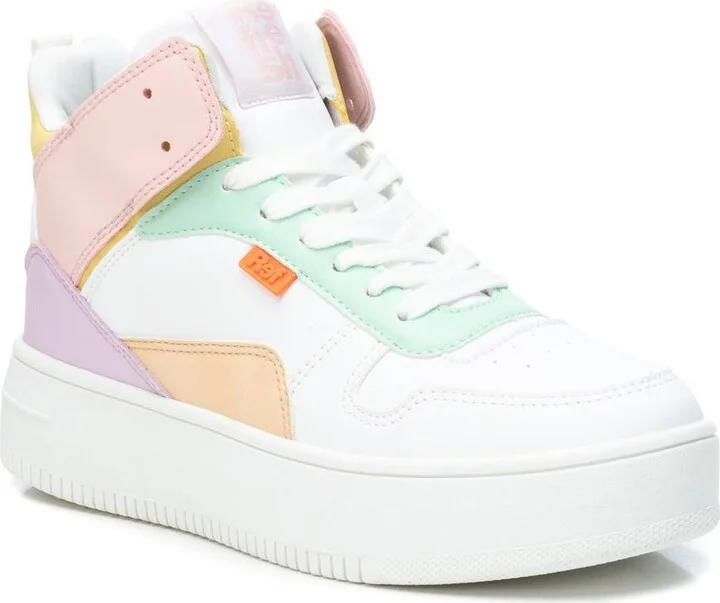 Women's Sneakers White With Multicolor Accent - Image 3