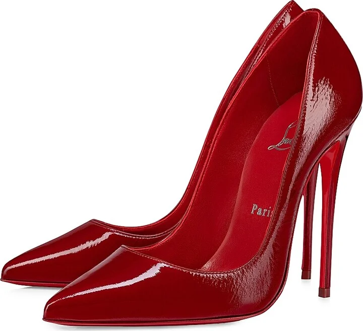 Women's So Kate 120MM Patent Leather Pumps - Loubi - Size 4 - Image 2