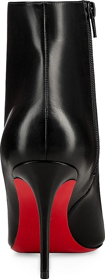 Women's So Kate 85MM Leather Booties - Black - Size 5 - Image 4