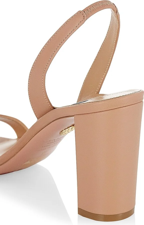 Women's So Nude Leather Sandals - Powder Pink - Size 11.5 - Image 6