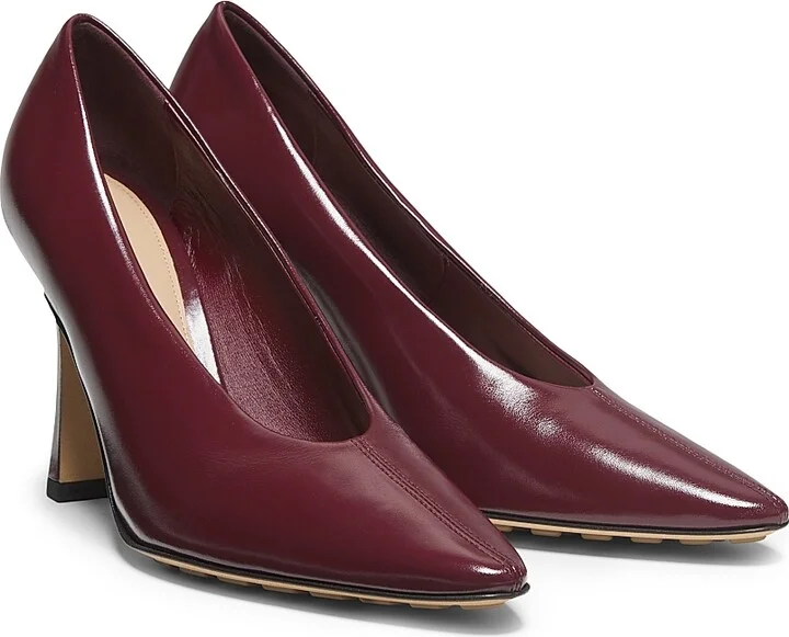 Women's Sofia 90MM Leather Pumps - Barolo - Size 6 - Image 2