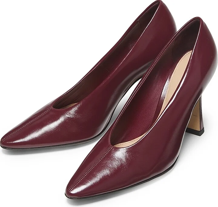 Women's Sofia 90MM Leather Pumps - Barolo - Size 6 - Image 4