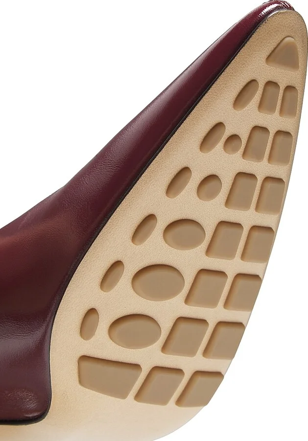 Women's Sofia 90MM Leather Pumps - Barolo - Size 6 - Image 6