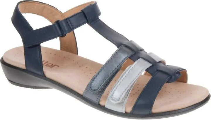 Women's Sol Sandals In Navy Multi