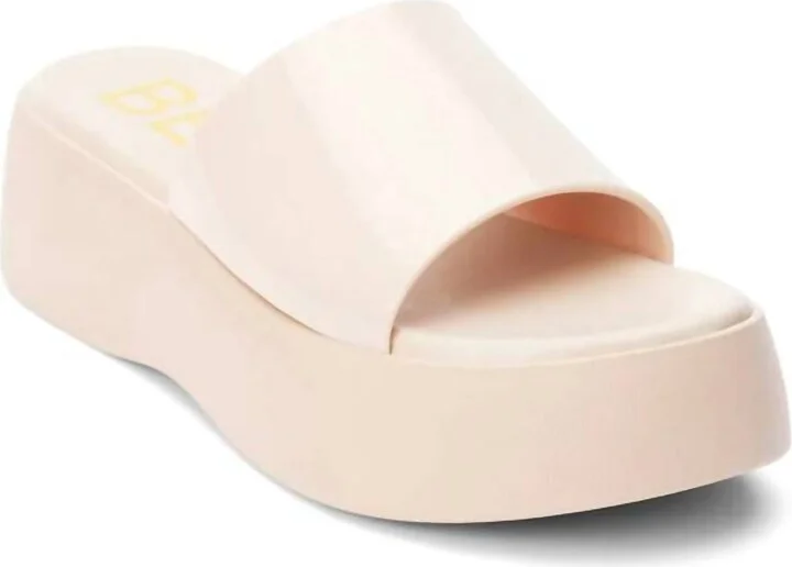 Women's Solar Sandals In Nude Vinyl