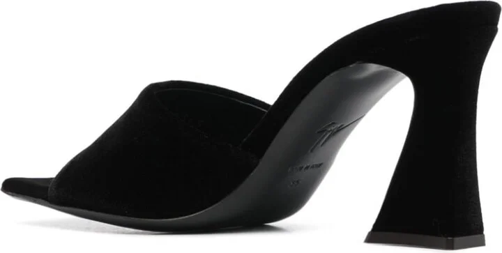 Women's Solhene 90Mm Velvet-Effect Sandals - Image 3