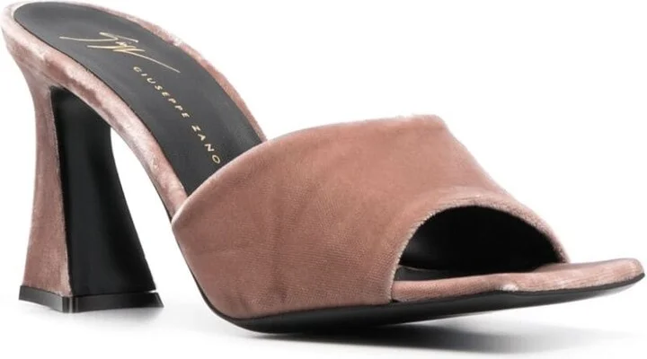 Women's Solhene 90Mm Velvet-Effect Sandals - Image 3