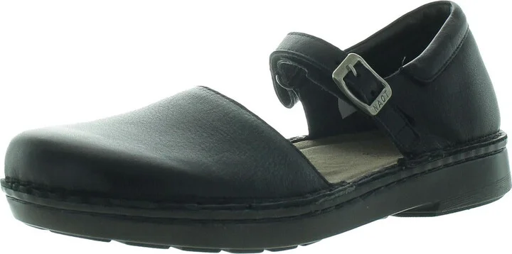 Womens Solid Faux Leather Mary Janes