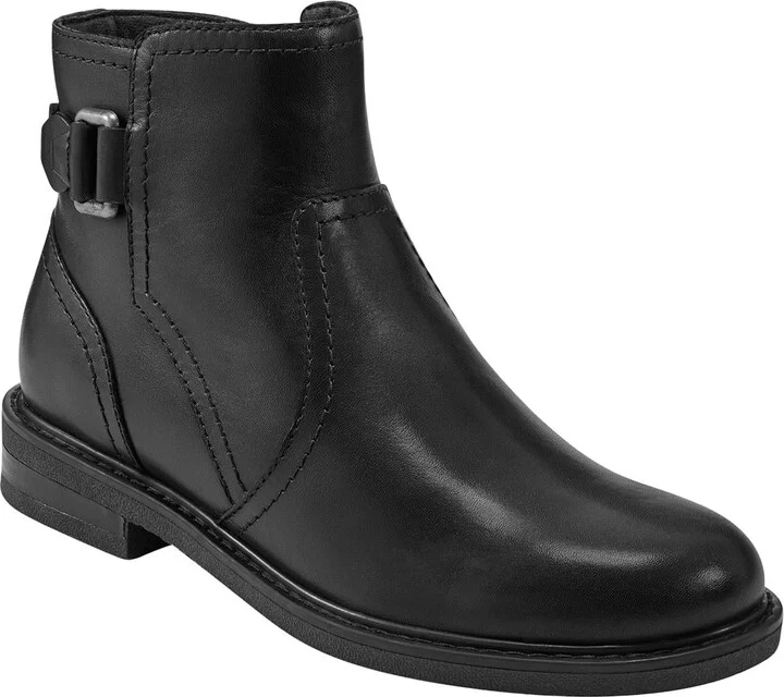 Womens Solid Man Made Ankle Boots