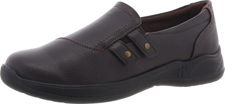 Womens Solid Man Made Flat Shoes