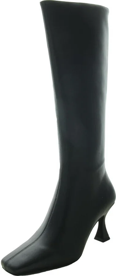 Womens Solid Man Made Over-The-Knee Boots