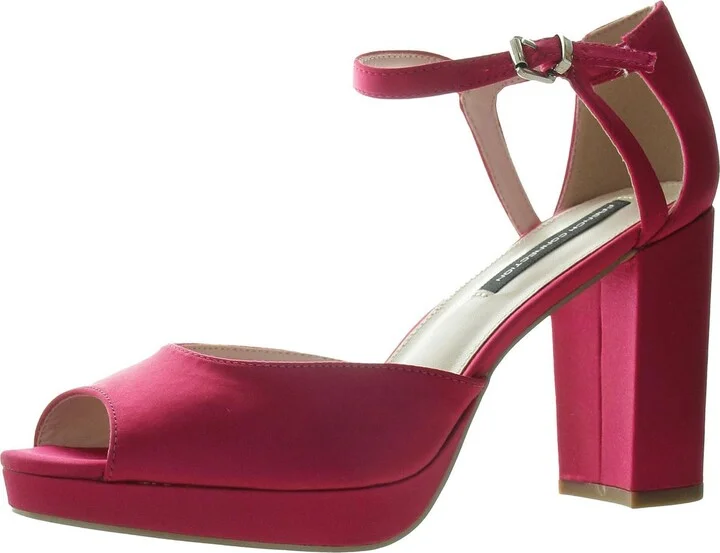 Womens Solid Man Made Pumps