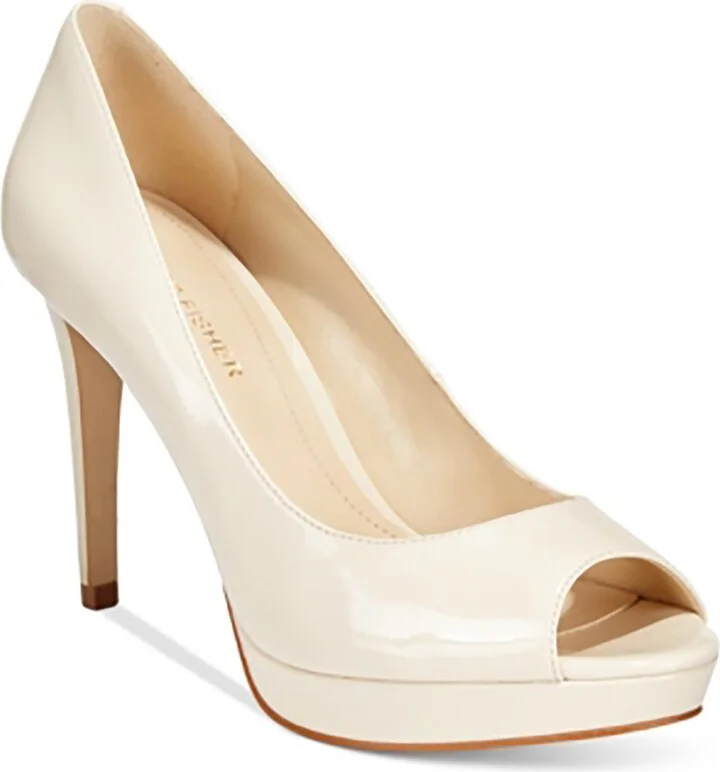 Womens Solid Manmade Pumps