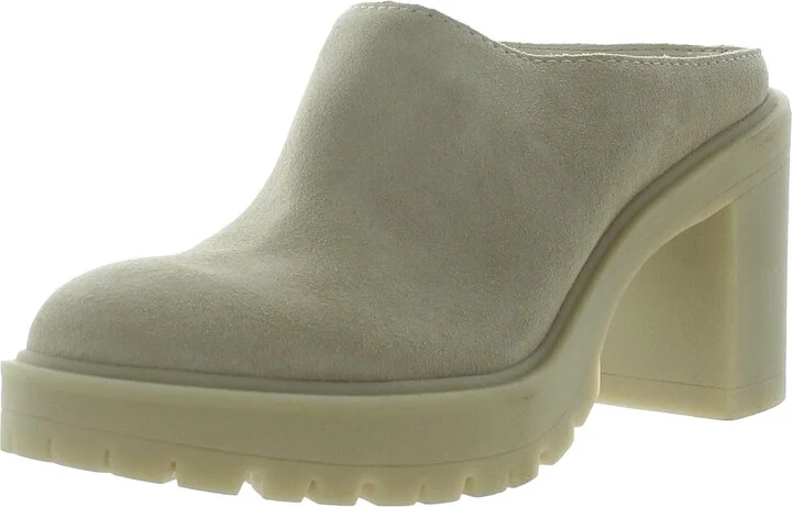 Womens Solid Mules