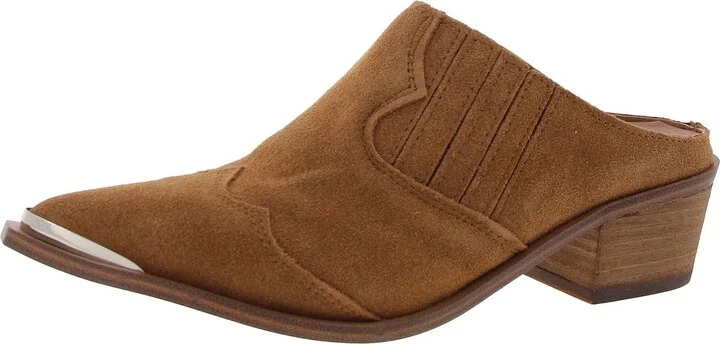 Womens Solid Mules