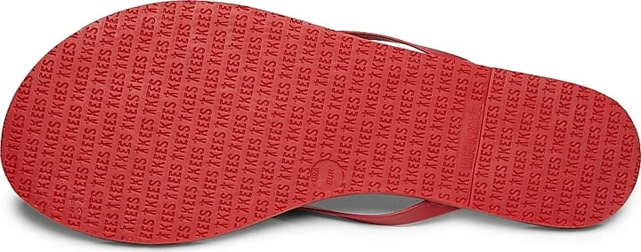 Women's Solids Leather Flip Flops - White - Size 5 - Image 11